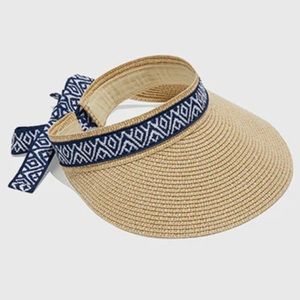 Sea & Grass straw visor